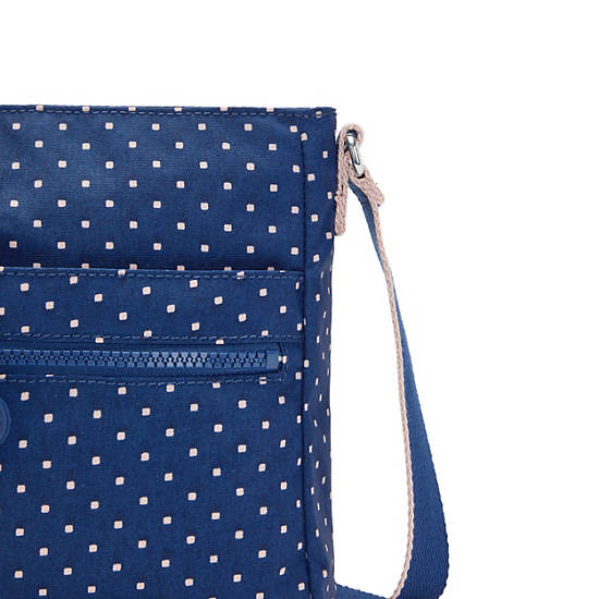 Bolsos Cruzados Kipling New Angie Printed Azules | MX 1200ZU